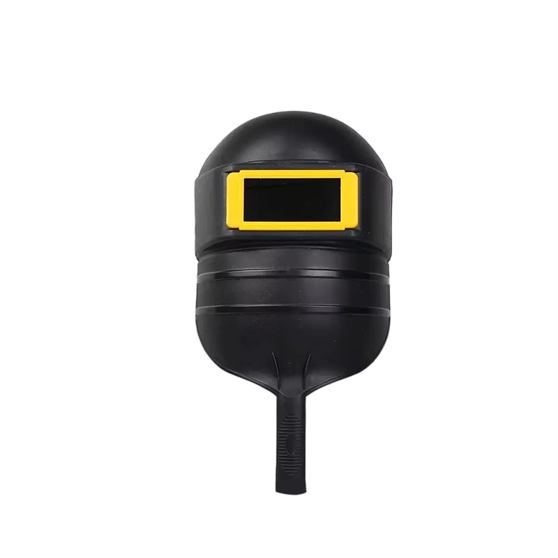 工业级安全黑塑手持面罩