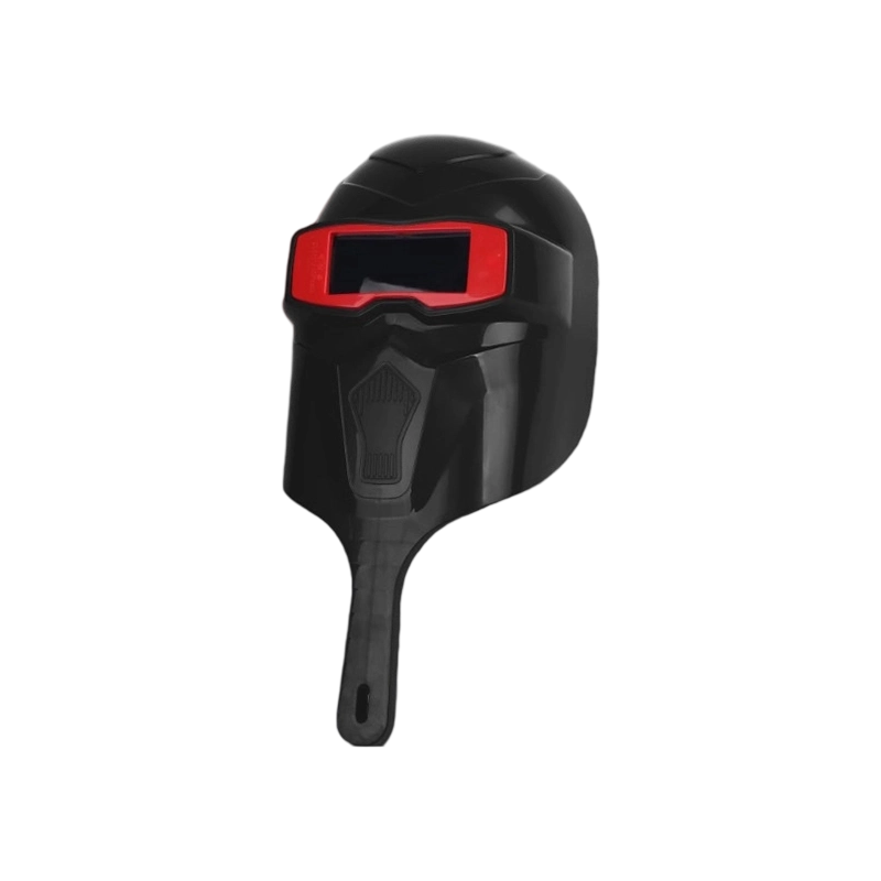 人体工学黑色清凉手持面罩