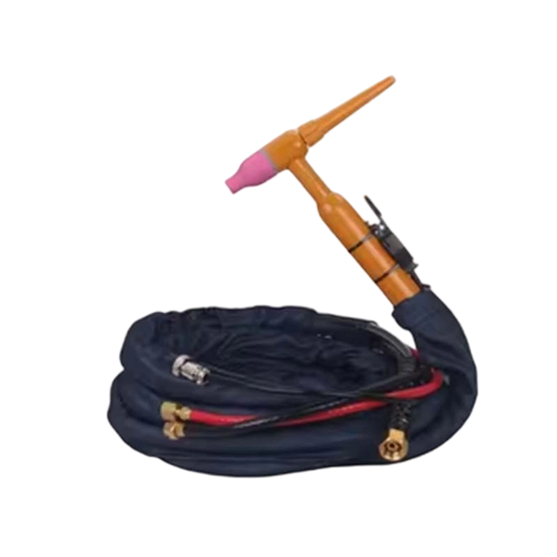 精密金属加工用人体工学橙色手柄 TIG 焊枪