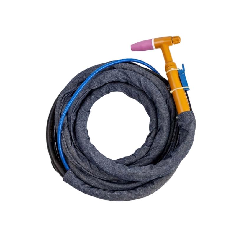 带绝缘软管黄色手柄 TIG 焊枪