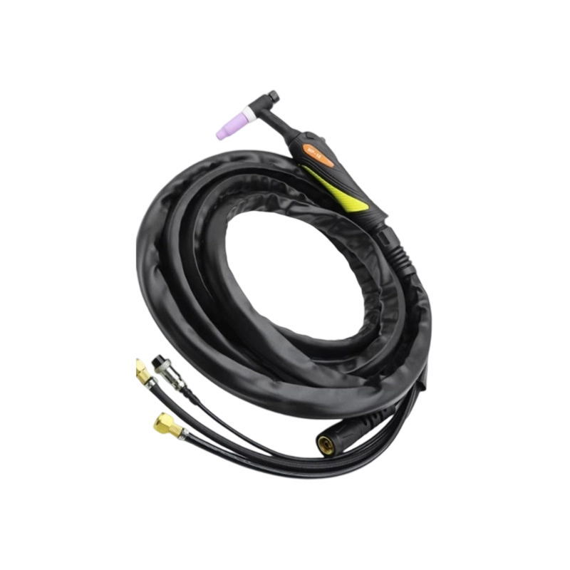 专业级柔性黑色 TIG 焊枪